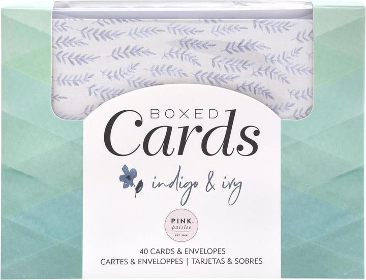 American Crafts Set di carte Motif Indigo & Ivy 40 pezzi (1 pz.)