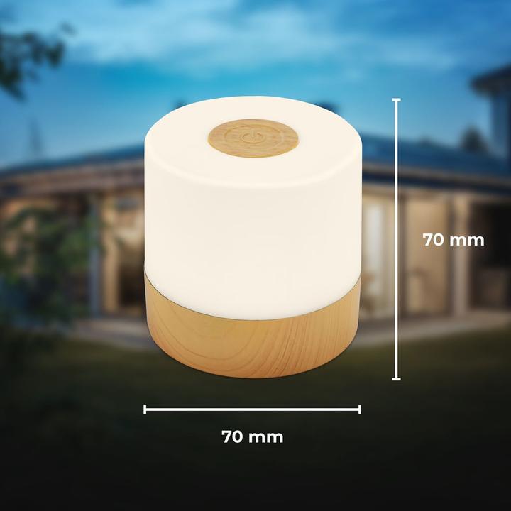 Image du produit B.K.Licht Lampe de table LED rechargeable (150 lm)