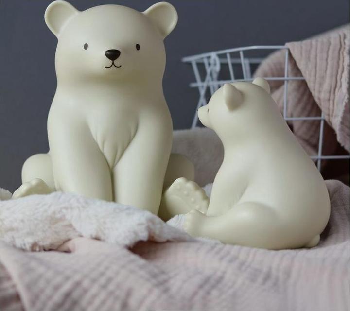 Actual product image A Little Lovely Company Kids night light polar bear mini