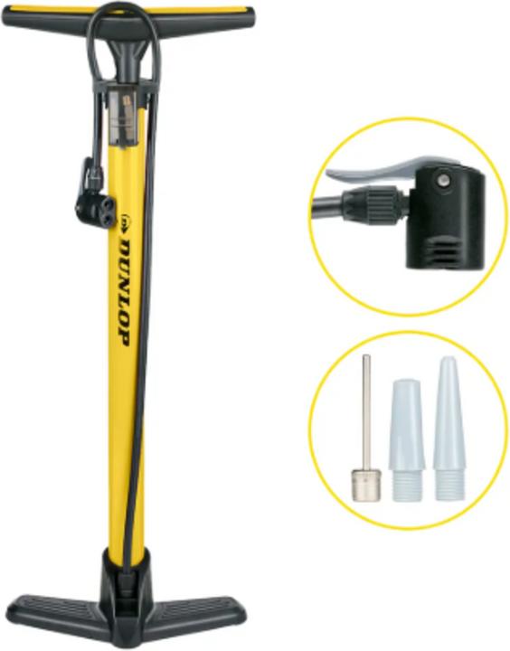 Actual product image Dunlop Bicycle floor pump