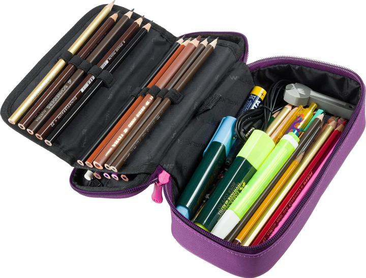 Image du produit Walker Etui Pencil Box 21 x 10 x 6 cm, Uni Plum