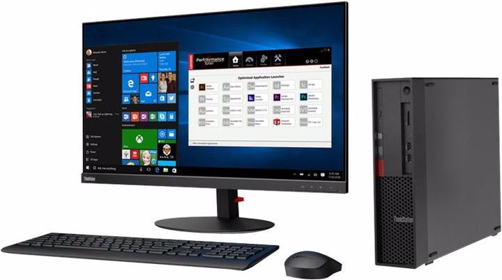 Image du produit Lenovo ThinkStation P330 SFF Gen 2 (Intel Core i7-9700, 16 Go, 256 Go, Quadro P1000)