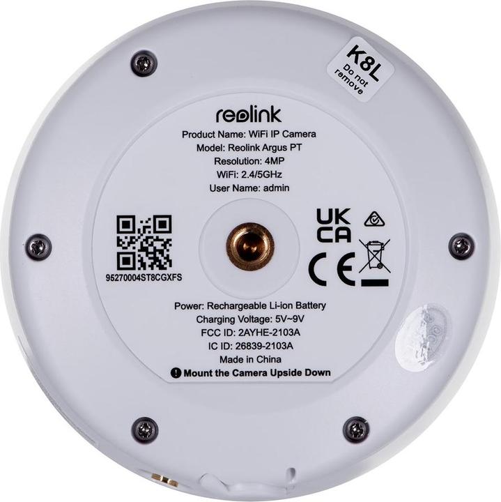 Image du produit Reolink Argus PT 2K (2560 x 1440 Pixels)