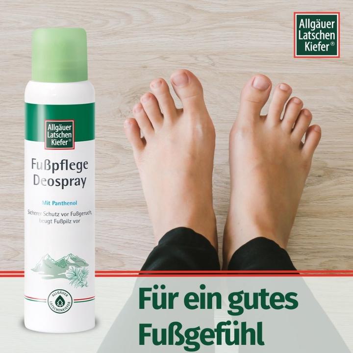 Produktbild Allgäuer Latschenkiefer Fusspflege Deospray, 100 ml Lösung (Fusscrème & Fussgel, 100 ml)