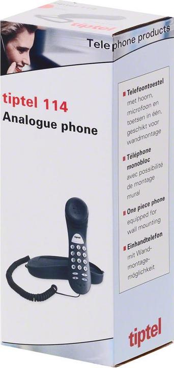 Produktbild Tiptel 114 analog rot