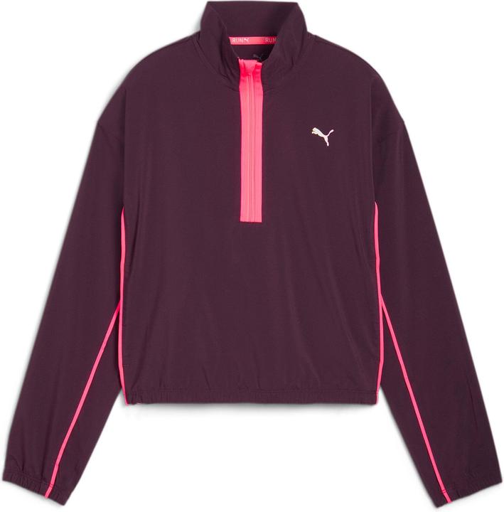 Puma Run For Her Fashion Woven 1/2 Zip (S)