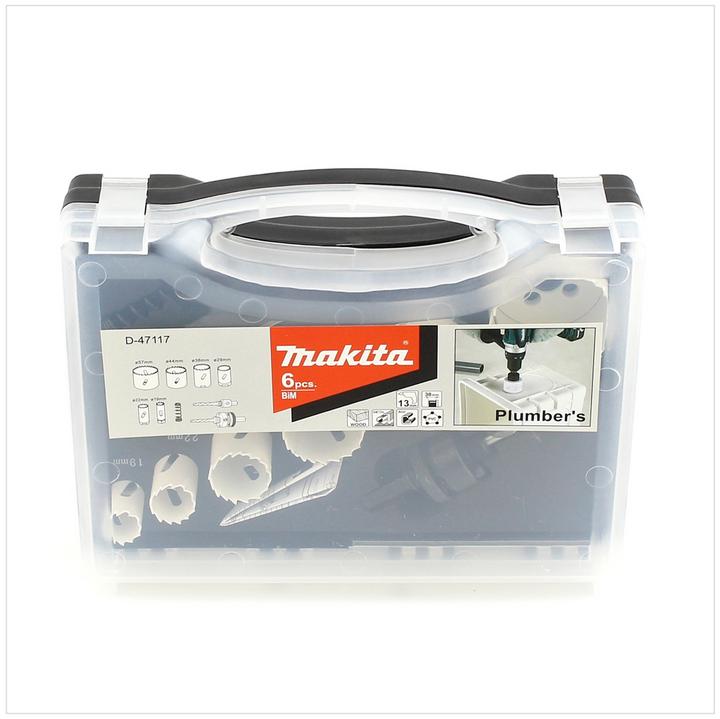 Produktbild Makita Lochsägenset Sanitär 6tlg (19, 22, 29, 38, 44, 57 mm)