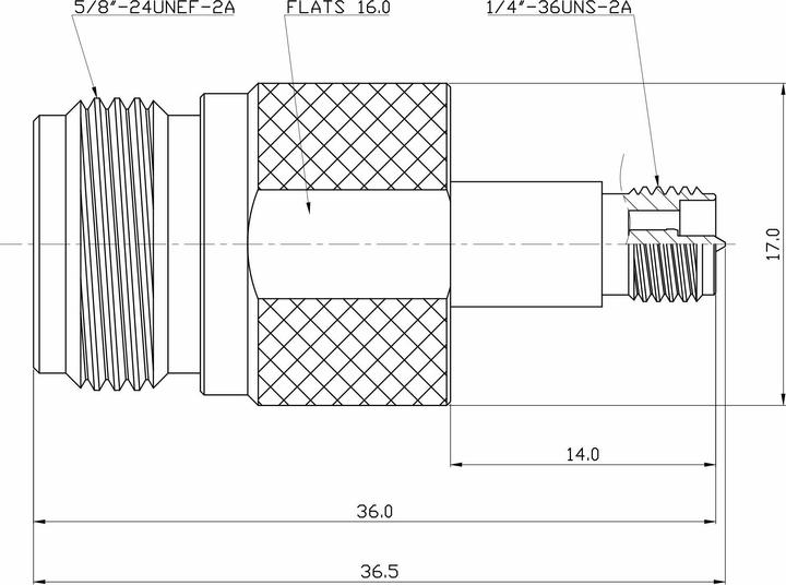 Produktbild Delock Antennenadapter N-Type - RP-SMA Buchse - Buchse (Antennenkabel)