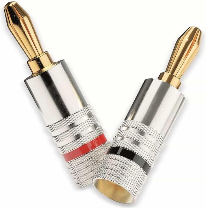 Actual product image Delock PureLink sonero banana plug - screwable - set of 4