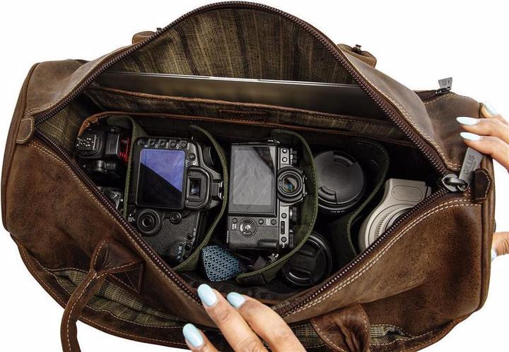 Actual product image Gillis London Photo travel bag Trafalgar Brown (Photo case)