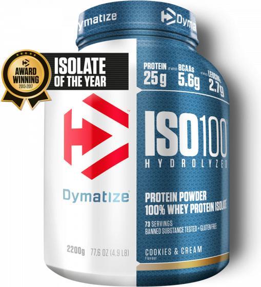 Immagine prodotto Dymatize ISO 100 Idrolizzato (Biscotti e panna, 1 pz., 2264 g)