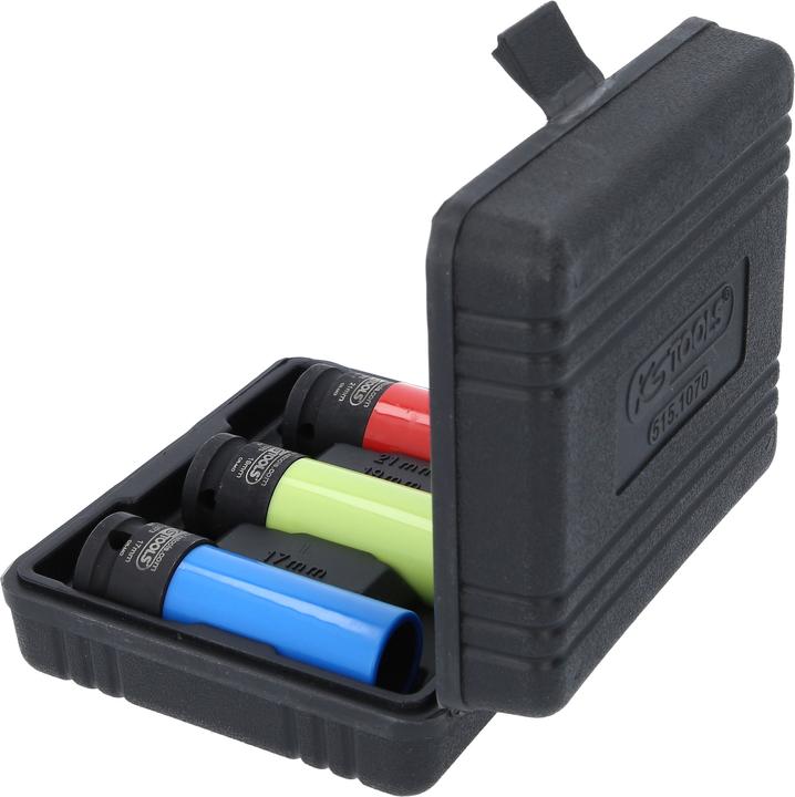 Actual product image KS Tools Socket set (21 mm, 18 mm, 20 mm, 19 mm, 17 mm)