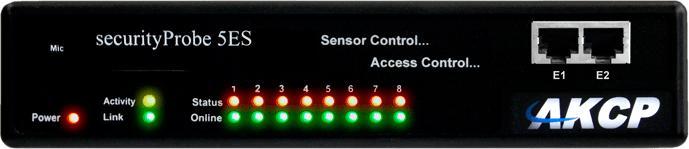 Produktbild AKCP securityProbe5ES, 8Ports, DCW