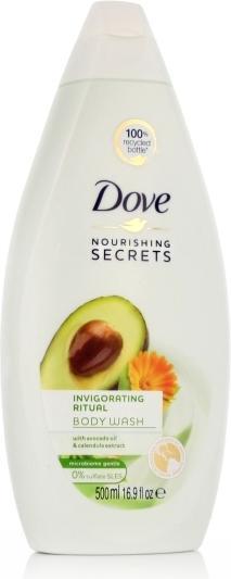 Actual product image Dove Nourishing Secrets Invigorating Ritual Body Wash with Avocado Oil 500ml - Pack of 3 (500 ml)