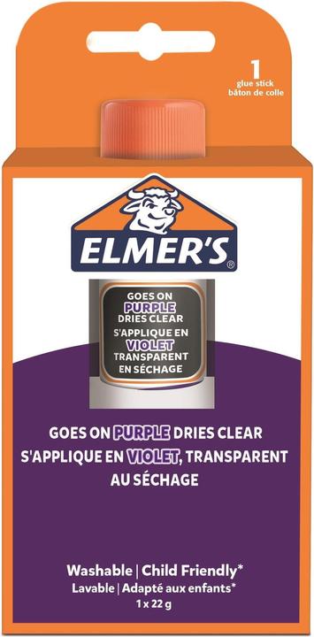 Elmer's Glue Stick Disappearing 22 g, Purple