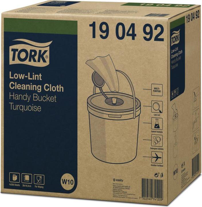Actual product image Tork Czyściwo włókninowe o niskim stopniu pylenia, premium - seledynowe (1 x)