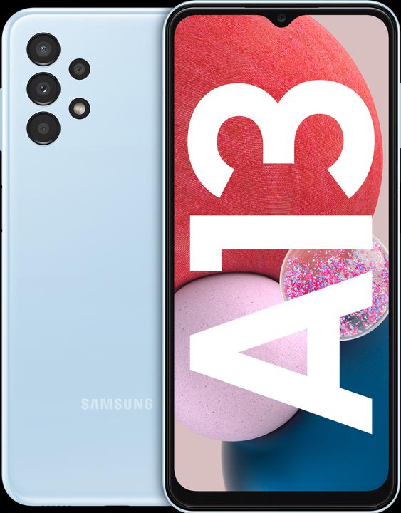 Produktbild Samsung Galaxy A13 (64 GB, Light Blue, 6.60", Dual SIM, 50 Mpx, 4G)