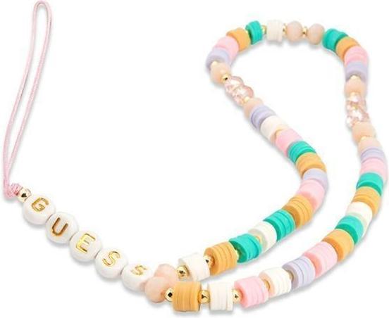 Guess Anhänger GUSTFLWP Phone Strap rosa