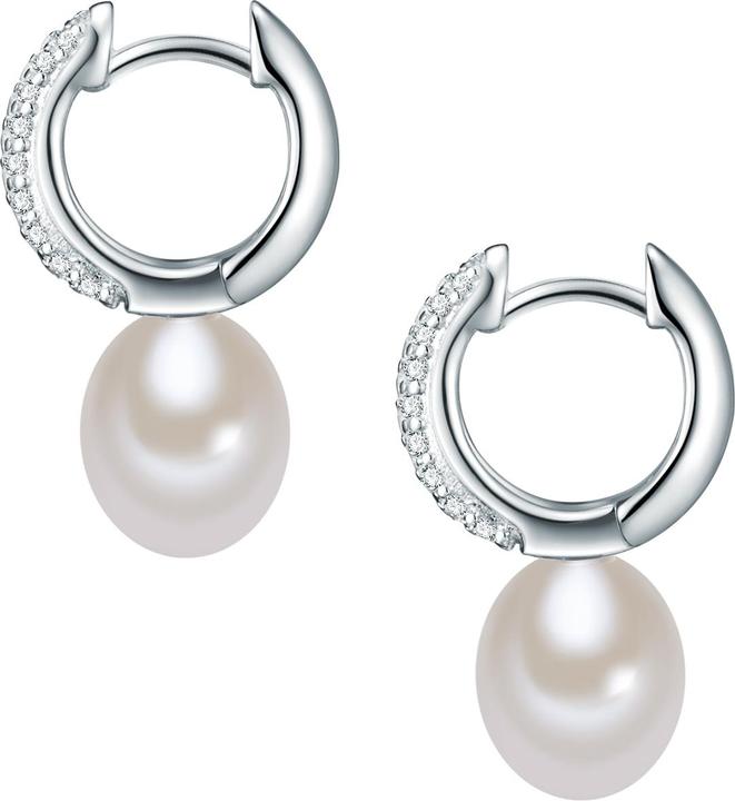Immagine prodotto Lulu & Jane Perla d'acqua dolce d'argento con zirconi - 33652 (Argento)