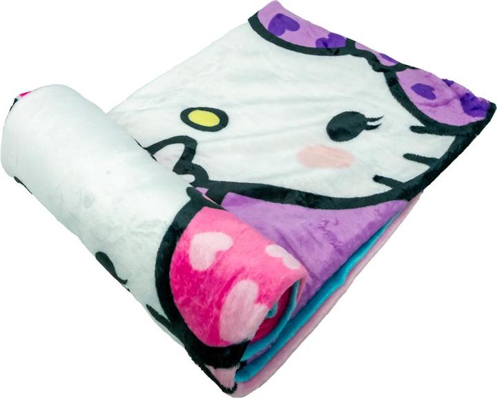 Produktbild Hello Kitty Decke Korallenvlies (170 x 130 cm)