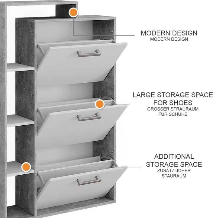 Image du produit Vicco Orlando (80 x 128.3 x 24.2 cm)
