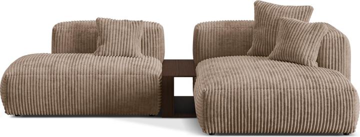 Actual product image Micadoni Modular Right Corner Sofa, "Martina", 2 Seats, 285x176x75 Made in Europe (Corner sofa)