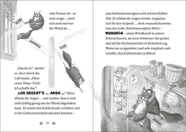 Produktbild Ninja Cat (Band 2) - Meisterdieb auf der Flucht! (Deutsch, Dermot O'Leary, Nick East, Tamara Reisinger, Loewe Kinderbücher, 2023)