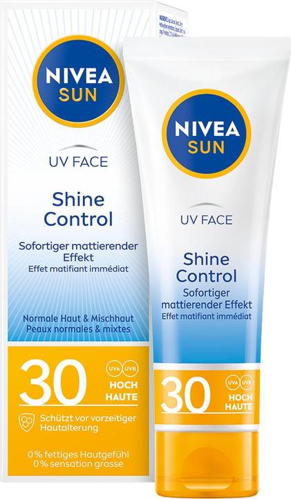 Actual product image NIVEA Sun UV Face Shine Control (Sun cream face, SPF 30, 50 ml, 69.67 g)