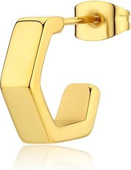 Image du produit Sagapo S'Agapo Snap Snp33 Gold-Plated Round Single Earring