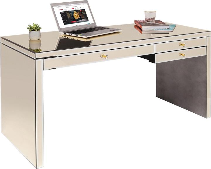 Produktbild Designlife Schreibtisch Luxury Champagne 140x60cm