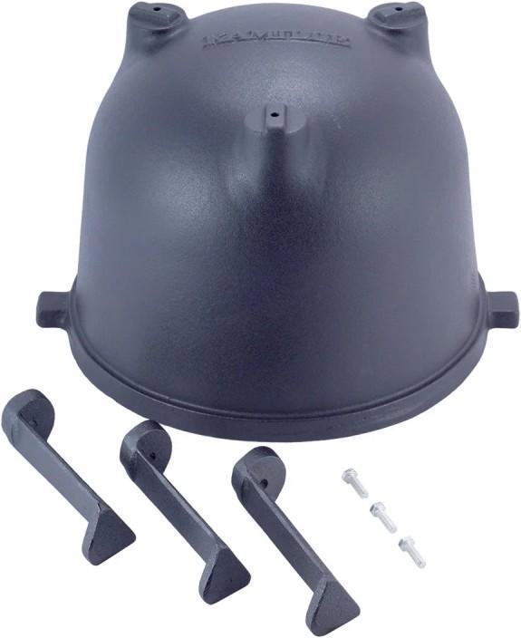 Actual product image Kamille Cast iron boiler with lid 8L 4801V (Pot, Cast iron)