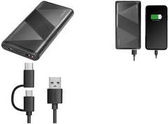 Image du produit LogiLink Batterie d'appoint mobile, 10 000 mAh, 2x USB, noir Batterie d'appoint portable pour smartphones & (10000 mAh, 18 W, 37 Wh)