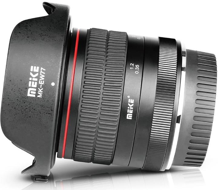 Actual product image Meike 8mm f/3.5-22 Canon EF Mount (Canon EF, APS-C / DX)
