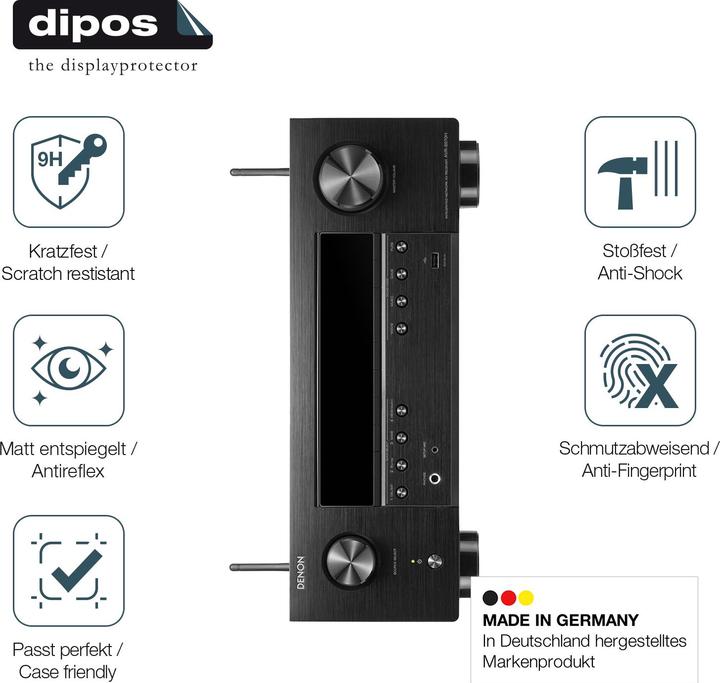 Produktbild Dipos Anti-Shock Displayschutz Matt 9H