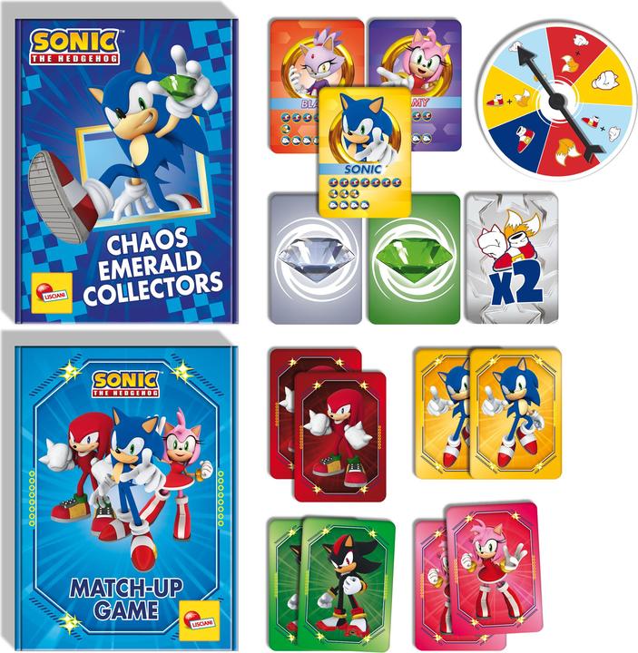 Immagine prodotto Lisciani Giochi Di Carte Sonic 2 In 1 In Uno Zaino