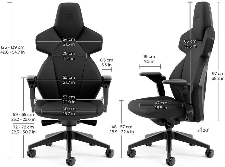 Actual product image noblechairs DAWN Gaming Stuhl - Black Edition