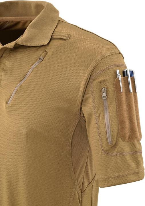 Actual product image Defcon 5 DEFCON5 Advanced Tactical Polo short sleeve with polyester mesh pockets OD green S (S)