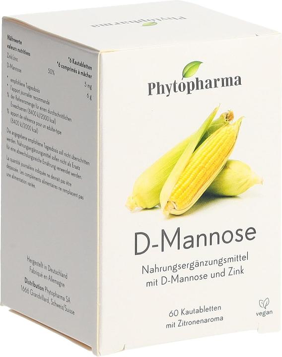 Actual product image Phytopharma D-Mannose (60 Piece, 359.10 ml, 121 g)