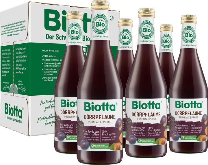Biotta Juices prune organic 0.5 l (6 x 50 cl)