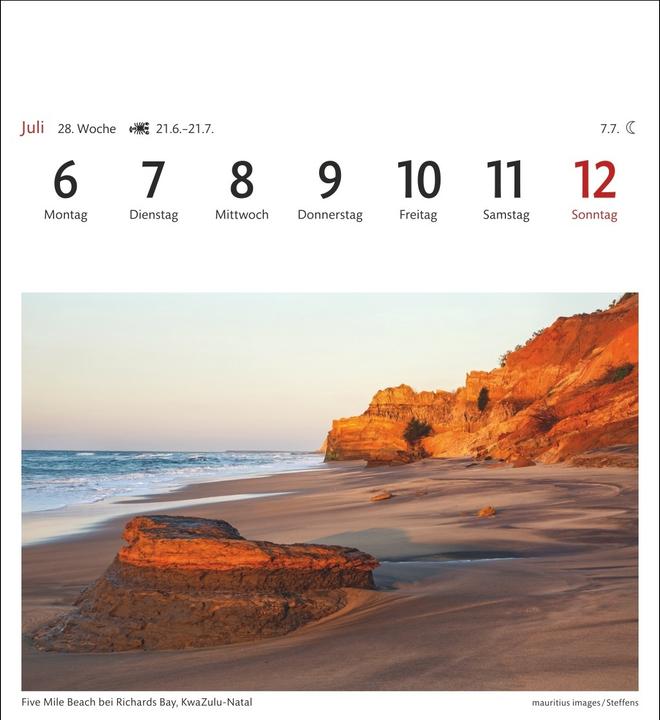 Produktbild Harenberg Südafrika & Namibia Sehnsuchtskalender 2026 - Wochenkalender mit 53 Postkarten (Harter Einband, Deutsch)