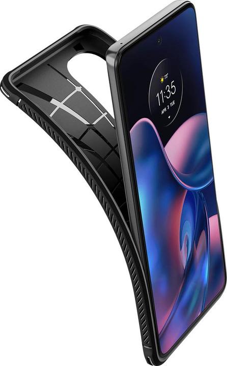 Actual product image Spigen Rugged Armor Motorola Edge 2022 Matte Black (Motorola Edge+ (2022))