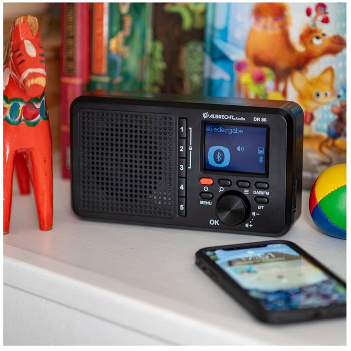 Actual product image Albrecht DR 86 Senior (DAB+, FM, Bluetooth)