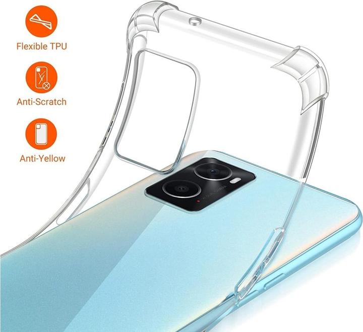 Immagine prodotto Screenguard Oppo A96 4G Custodia Crystal Soft Airbag Bumper (Oppo A96)