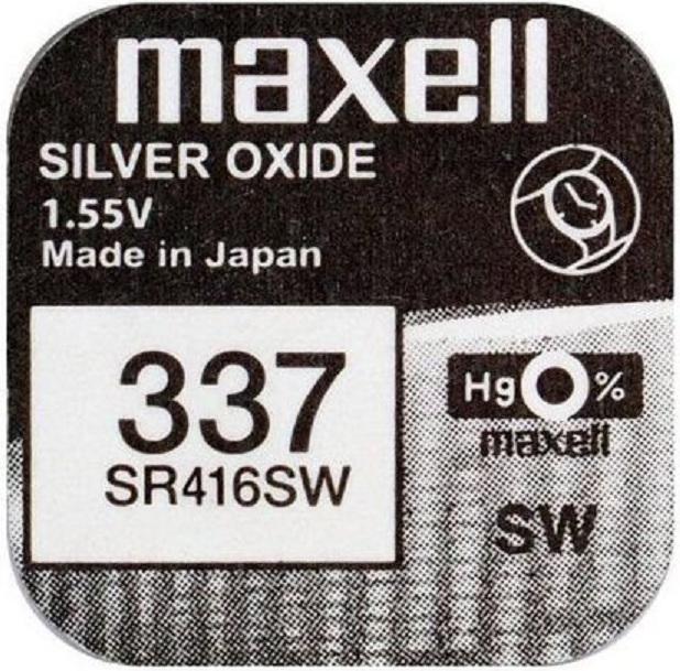 Actual product image Maxell SR416SW (10 pcs., SR416, 8.30 mAh)
