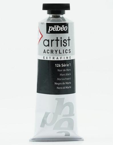 Immagine prodotto Pebeo Artist Acrylics extrafine (Marte Nero, 37 ml)