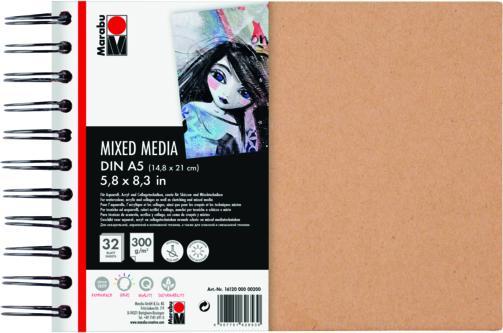 Immagine prodotto Marabu Raccoglitore ad anelli per supporti misti DINA5 (A5)