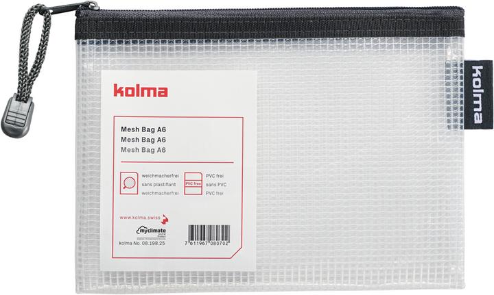 Produktbild Kolma Reissverschlusstasche Mesh Bag Mini anthrazit (A7, 25 x)