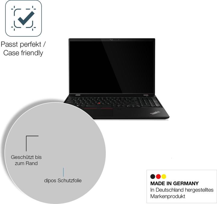 Actual product image Dipos Anti-Shock Screen Protector Clear