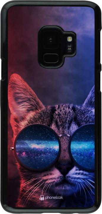 Produktbild PhoneLook Hülle Red Blue Cat Glasses (Samsung Galaxy S9)