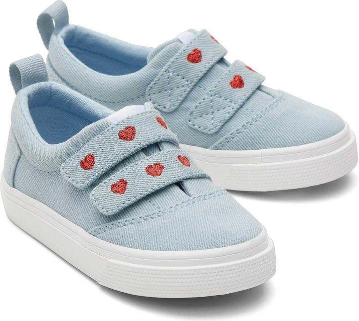 Toms sneakers aus devalé-jeans, baby fenix double strap (28.5)